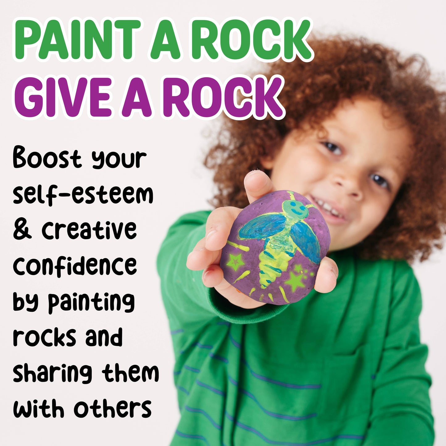 Glow-in-the-Dark Rocks Mini Craft Kit for Kids