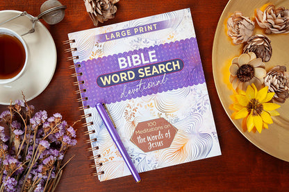 100 Meditations on the Words of Jesus (Word Search Devo)