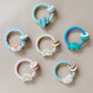 Rainbow Ritzy Rattle™ Silicone Teether Rattles