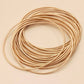 Hot Pink Guitar String Bracelets -20pcs set