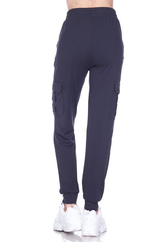 Mocha Ultra Soft Joggers w/ Cargo Pocket