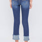 Girls Wannabettafit Mid-Rise Mega Cuff Skinny Jean