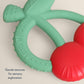 Cherries Bitzy Shake™ - Silicone Teether with Rattle