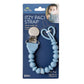 Sweetie Strap™ Silicone One-Piece Pacifier Clips: Pink Beaded