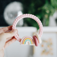 Rainbow Ritzy Rattle™ Silicone Teether Rattles
