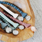Sweetie Strap™ Silicone One-Piece Pacifier Clips: Succulent Beaded