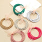 Hot Pink Guitar String Bracelets -20pcs set